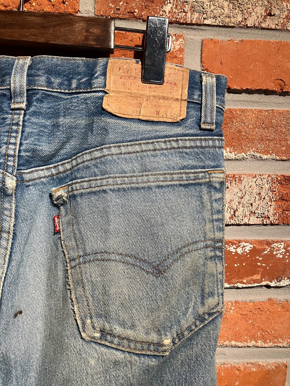 80s USA 빈티지 리바이스 501 데님 팬츠 상품이미지6