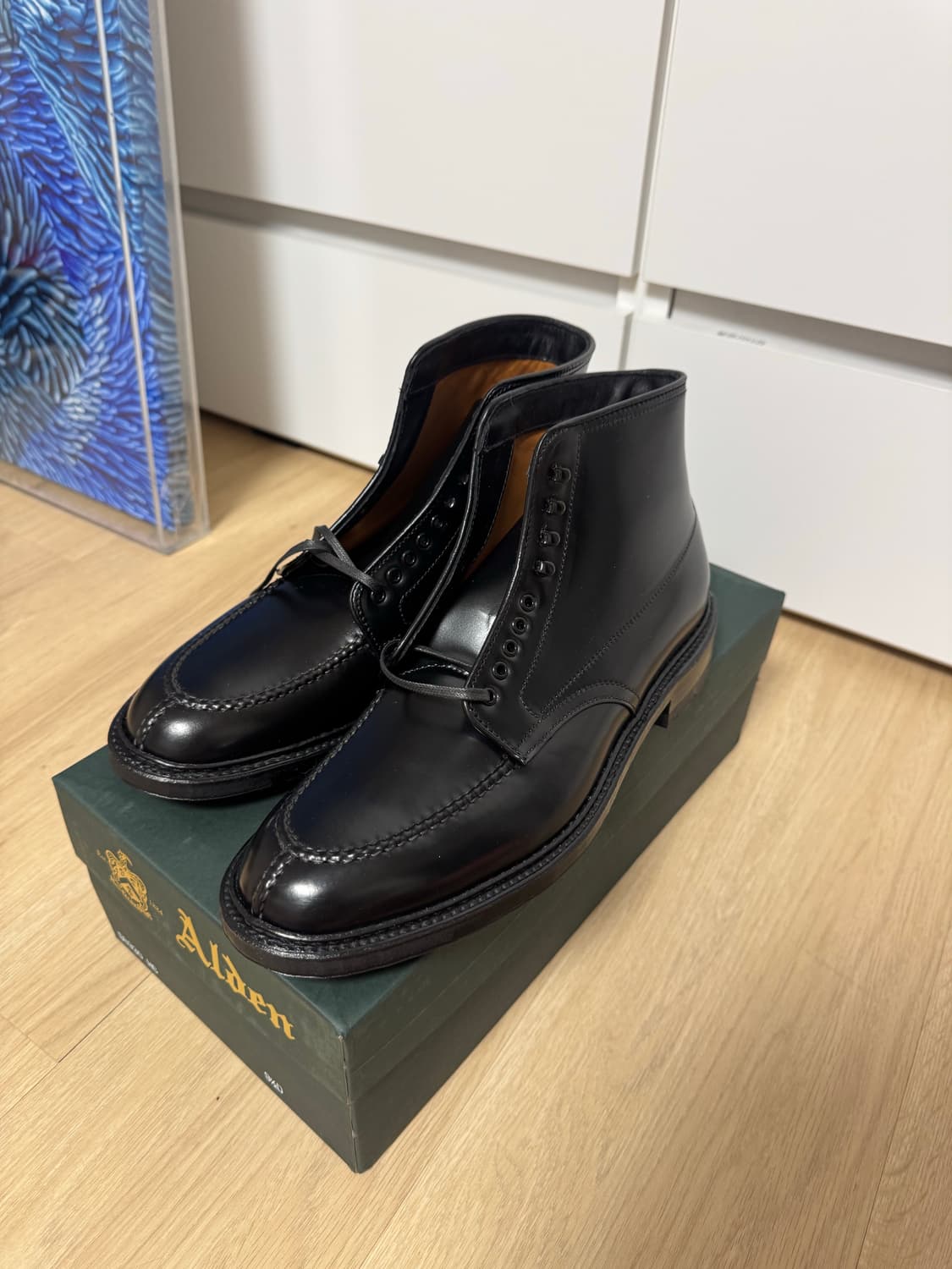 알든 alden 탱커 부츠 블랙 코도반 US 9.5D 상품이미지4