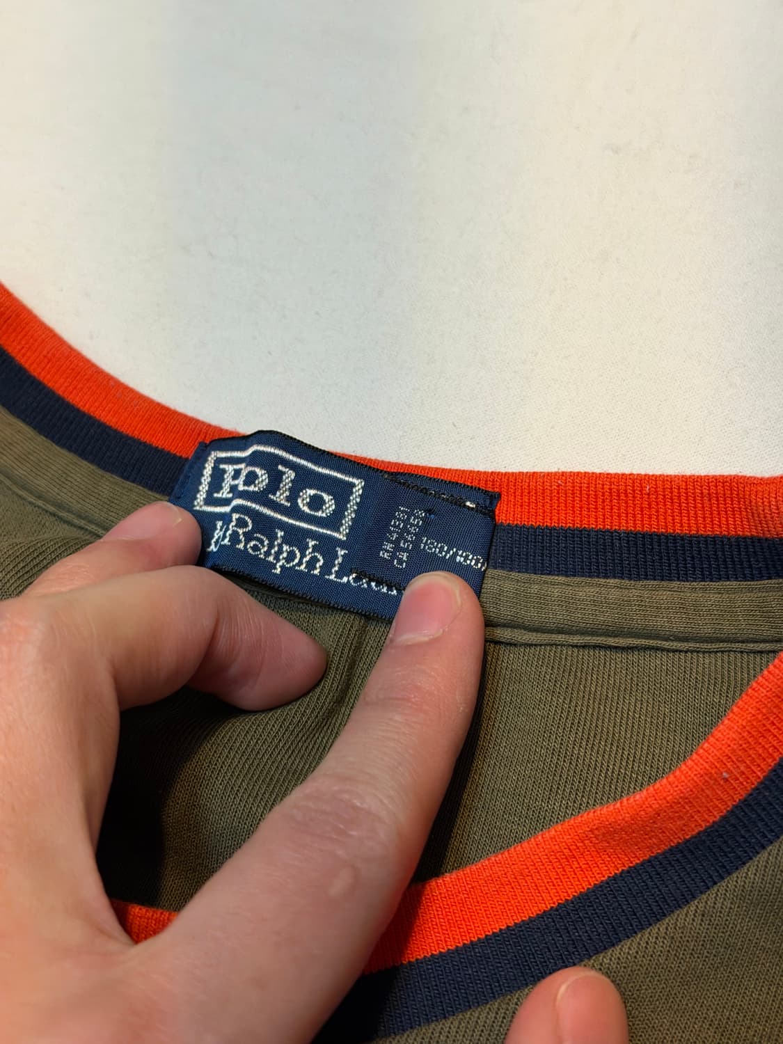 희귀) 폴로 로라이프 하이테크 맨투맨 스웻셔츠 올리브 그린 상품이미지4