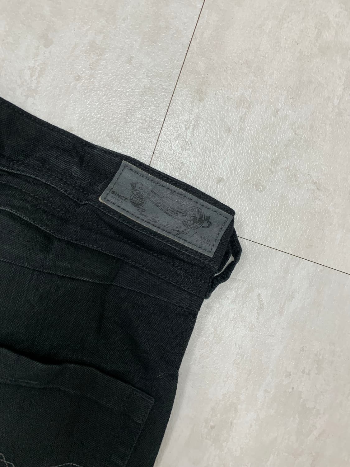 디젤 블랙 슬림핏 스트라이트 팬츠 #348 상품이미지9