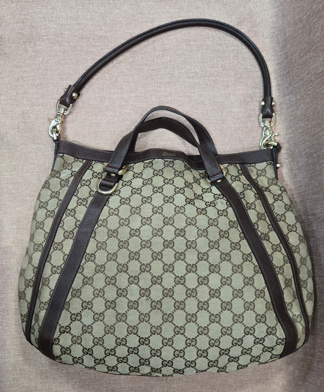 구찌 정품 GG 캔버스 2WAY 숄더백 겸 토트백 상품이미지1