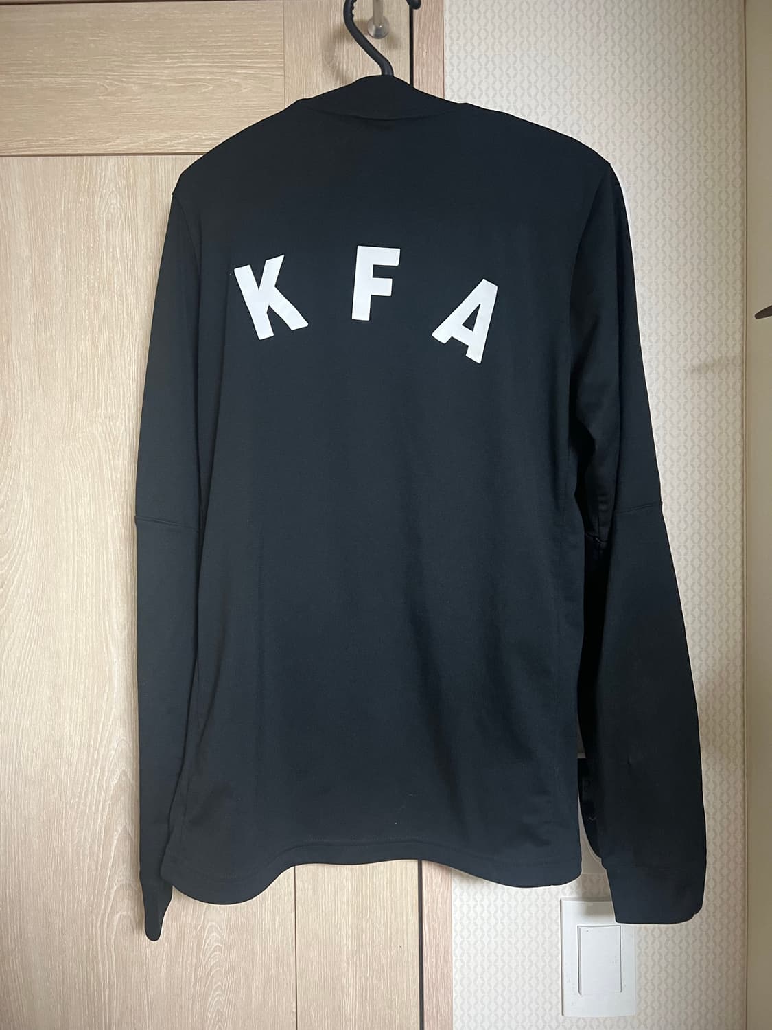 나이키 Kfa 국가대표 축구협회 블랙 져지 트랙탑 드라이핏 상품이미지2