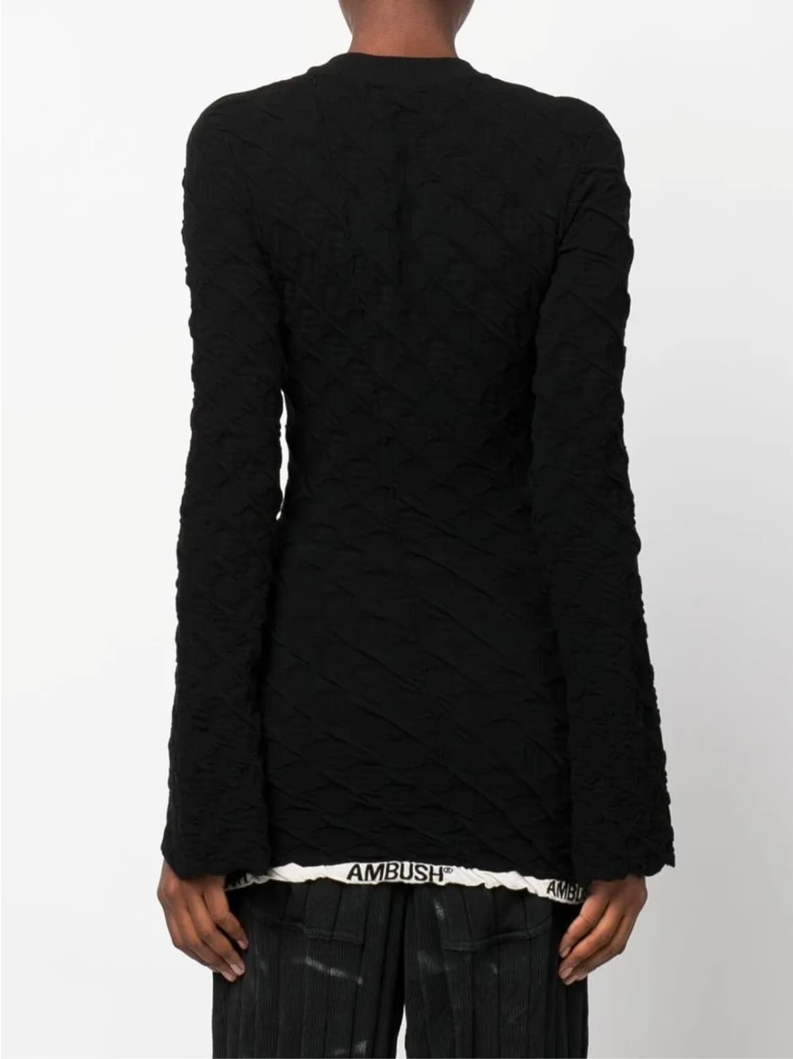 앰부쉬(AMBUSH) 로고 테이프 니트탑 S size 상품이미지4