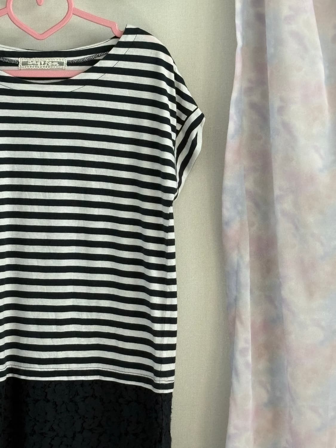 단가라 원피스 상품이미지2