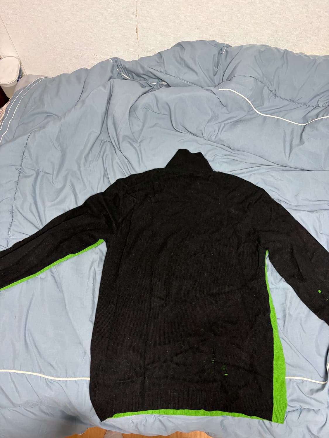 앤더슨벨 배색 목폴라 상품이미지2