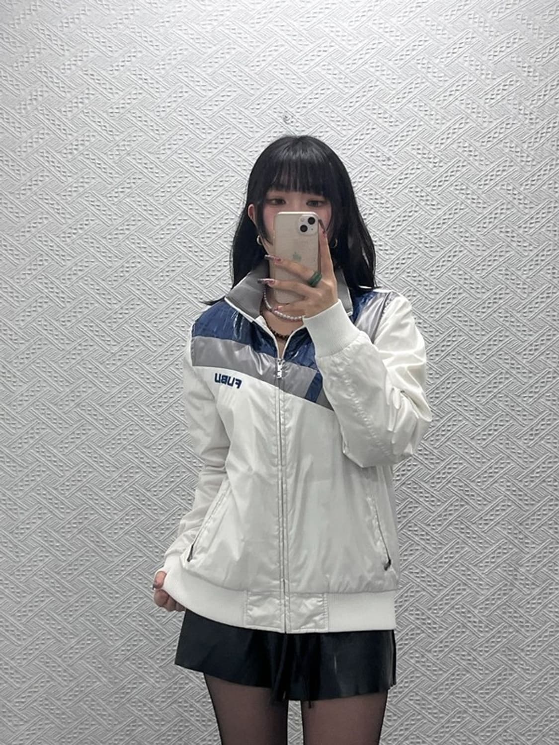 푸부 FUBU 올드스쿨 레트로 빈티지 바람막이 자켓 L C11744 상품이미지1