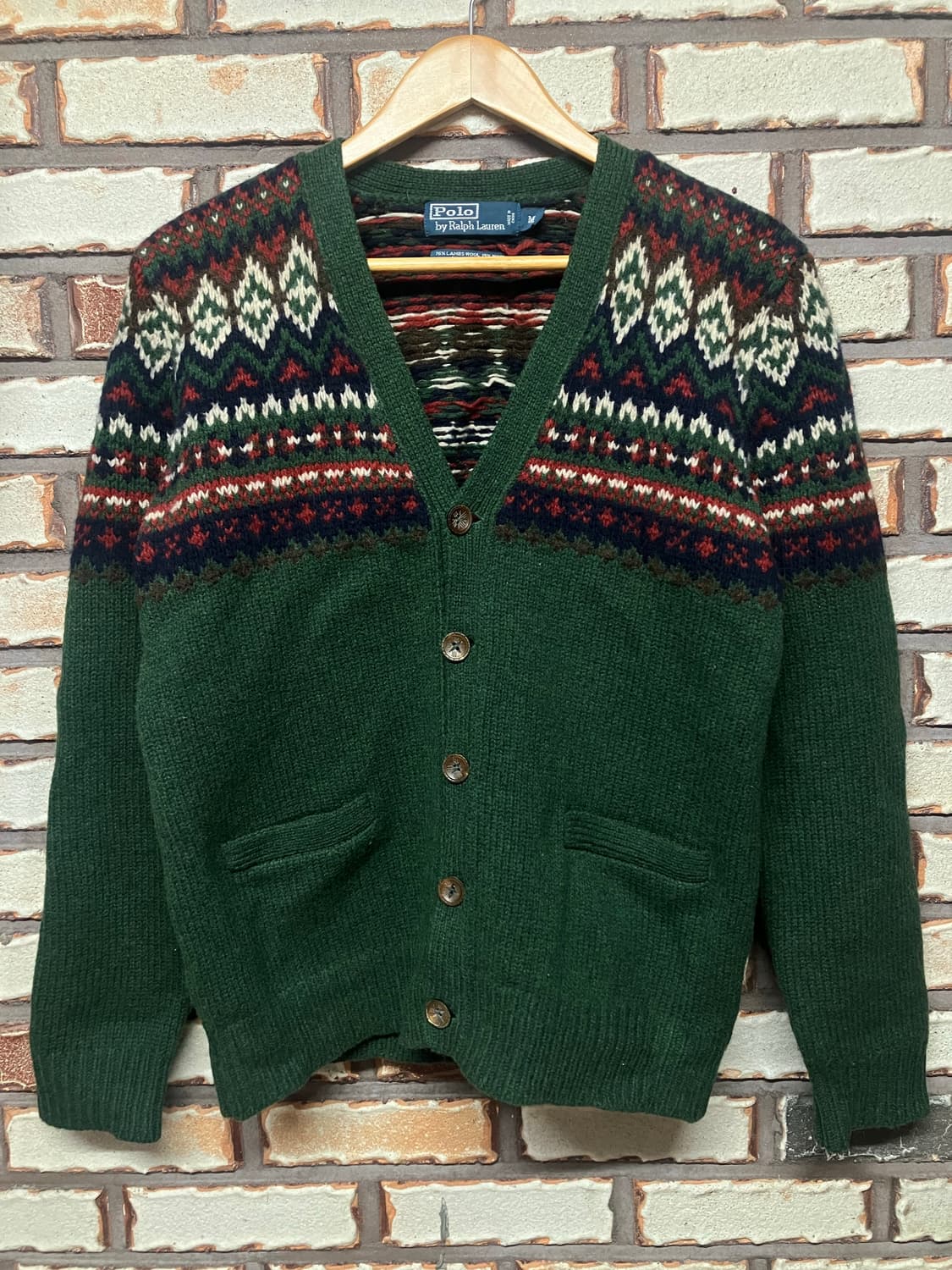 Polo Ralph Lauren 폴로 랄프로렌 - 90s 페어아일 가디건 상품이미지1