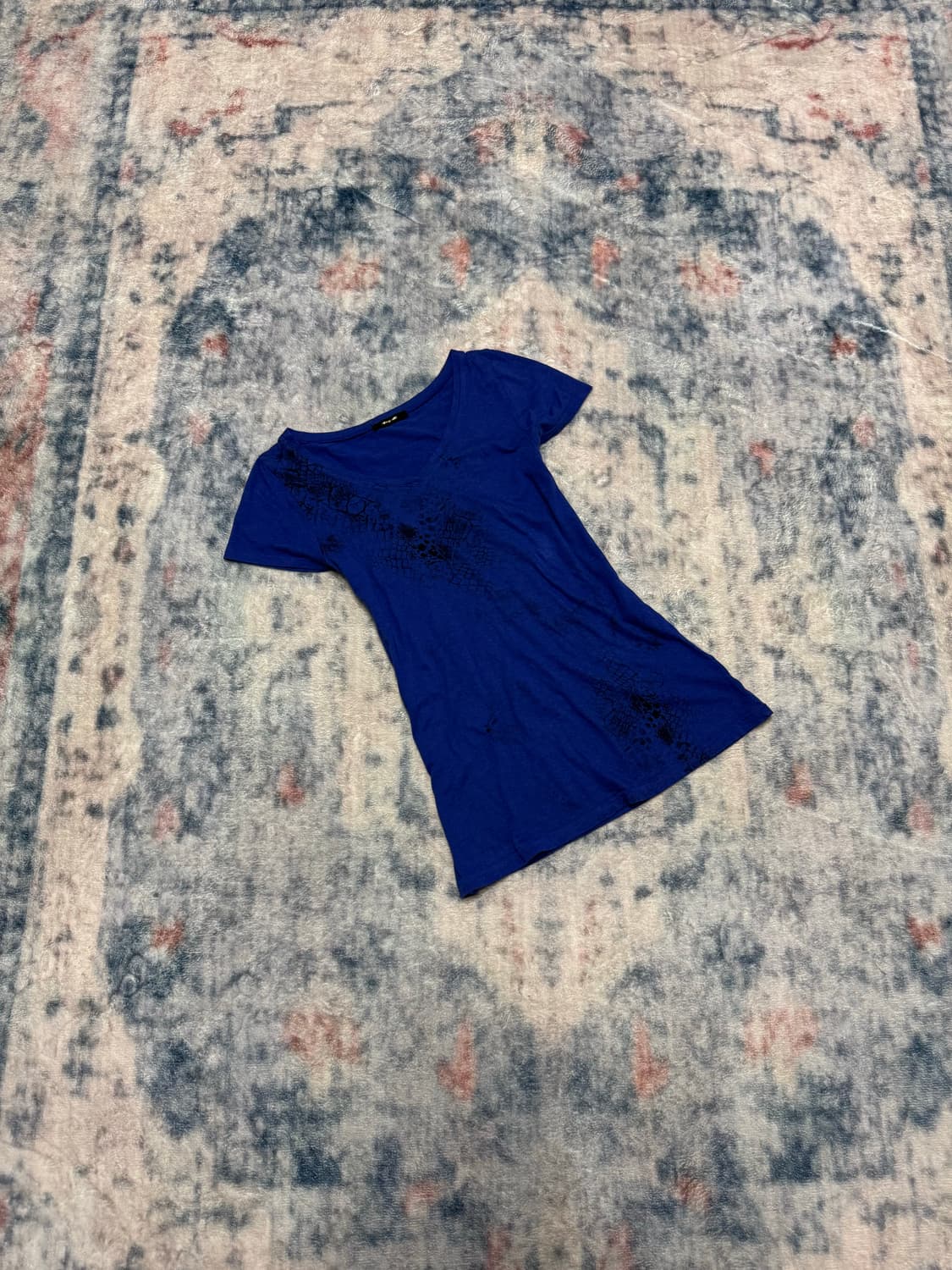 Tornado mart blue python top 상품이미지1