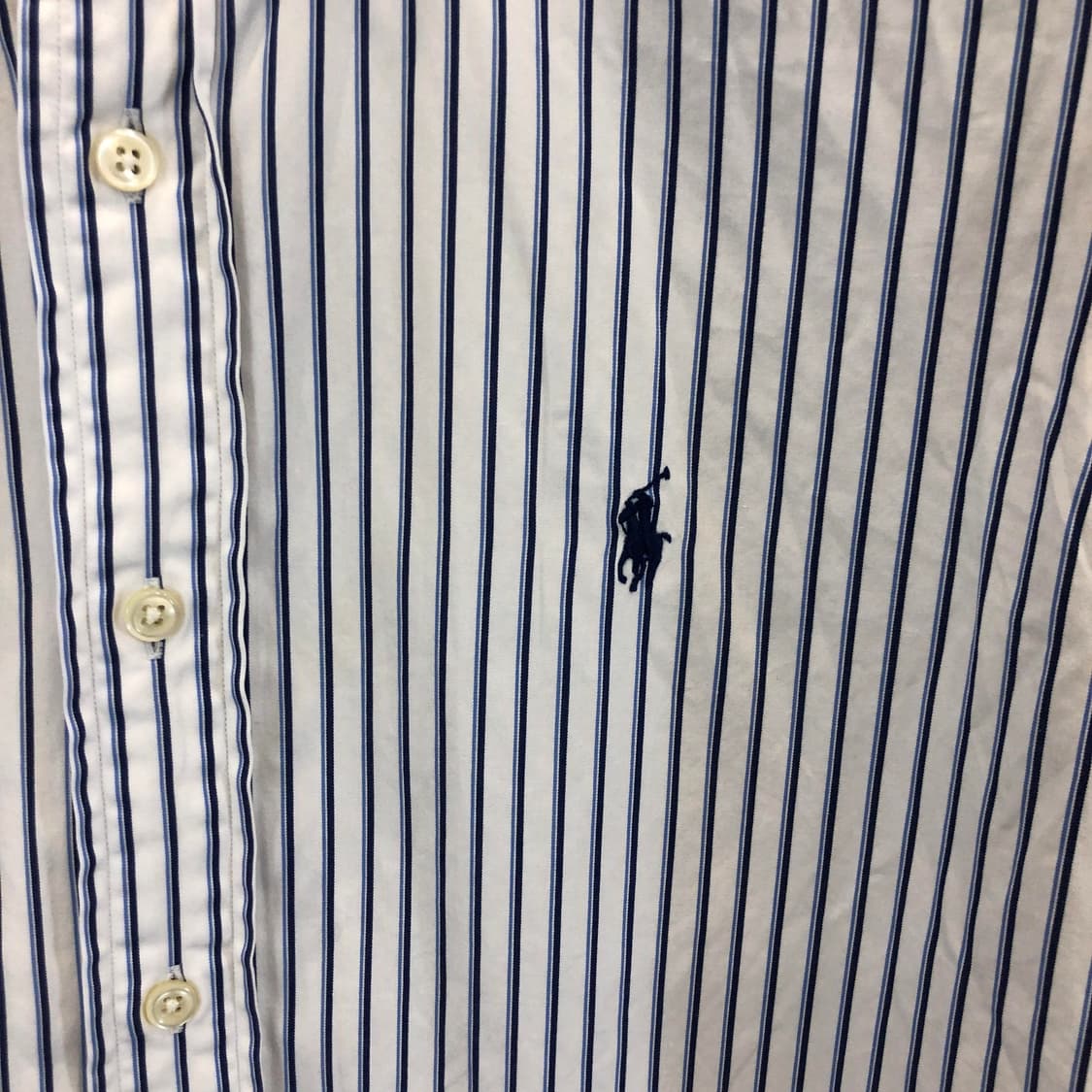 폴로 랄프로렌 커스텀핏 블루 반팔셔츠 95 상품이미지2