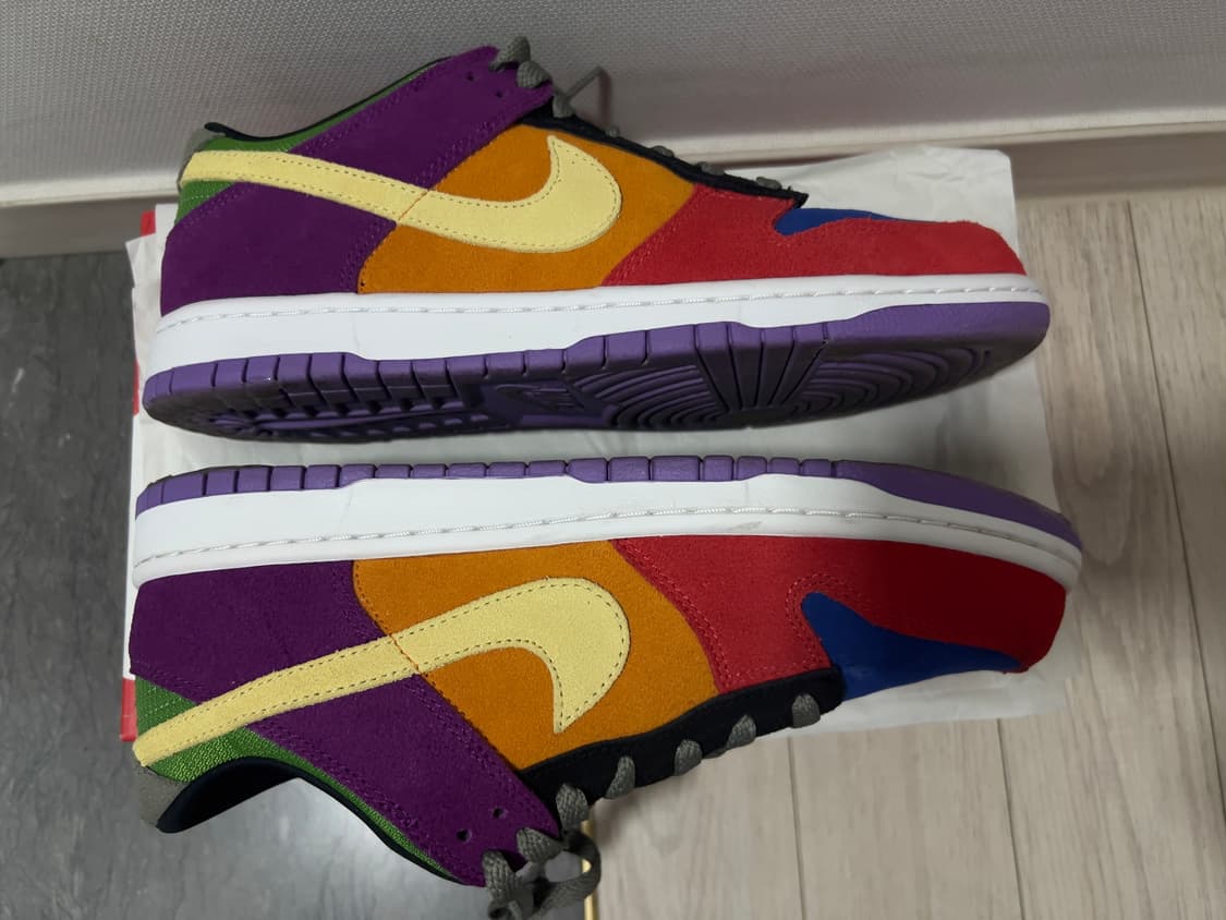 나이키 덩크 로우 바이오테크 레인보우 거의 새것(280) 상품이미지4