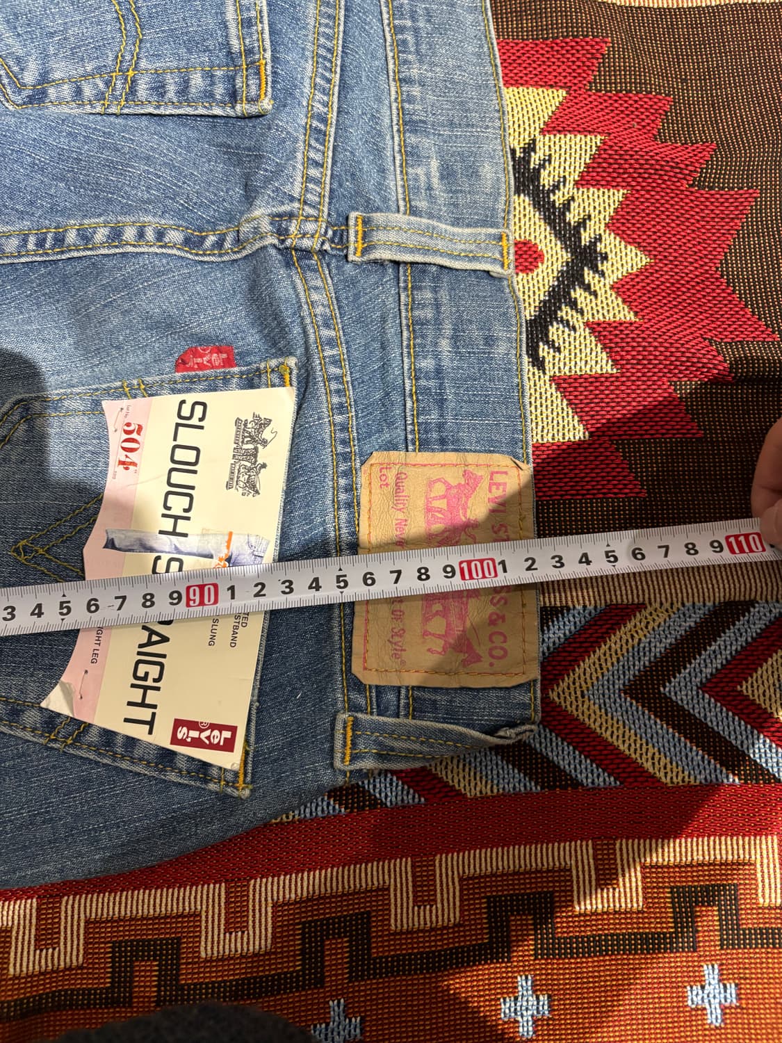 리바이스 504 슬라우치 핏 데님팬츠(새상품) 상품이미지8