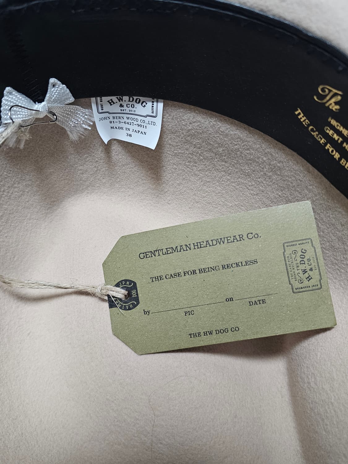 도그앤코 front-h  페도라 (오프화이트)38사이즈 상품이미지2