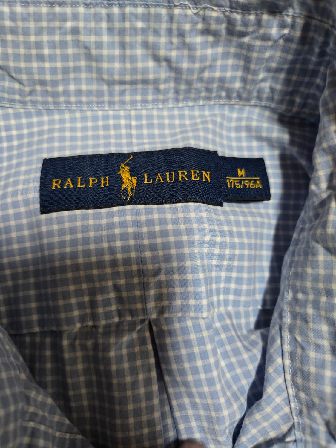 폴로 랄프로렌 정품 깅엄체크 셔츠(M사이즈) 상품이미지7