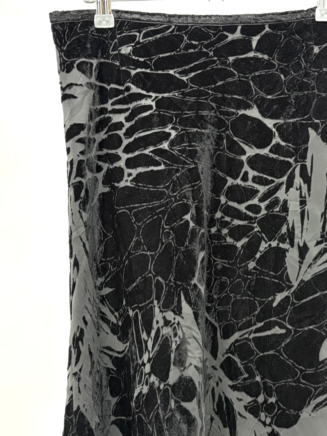 22 OCTOBRE 블랙 로우웨이스트 스커트 상품이미지4