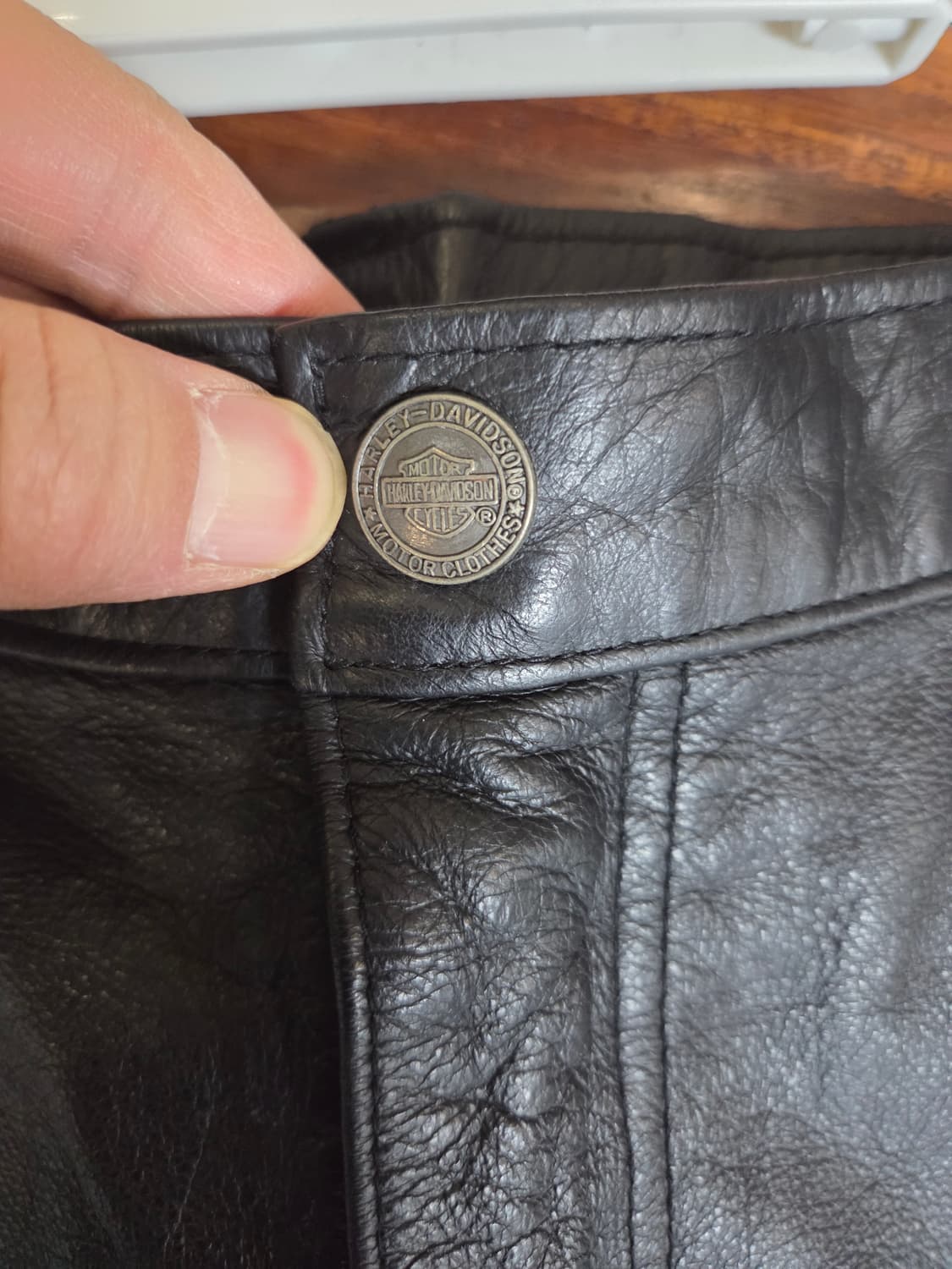 할리데이비슨 바이커 가죽 팬츠 대략 38 상품이미지6