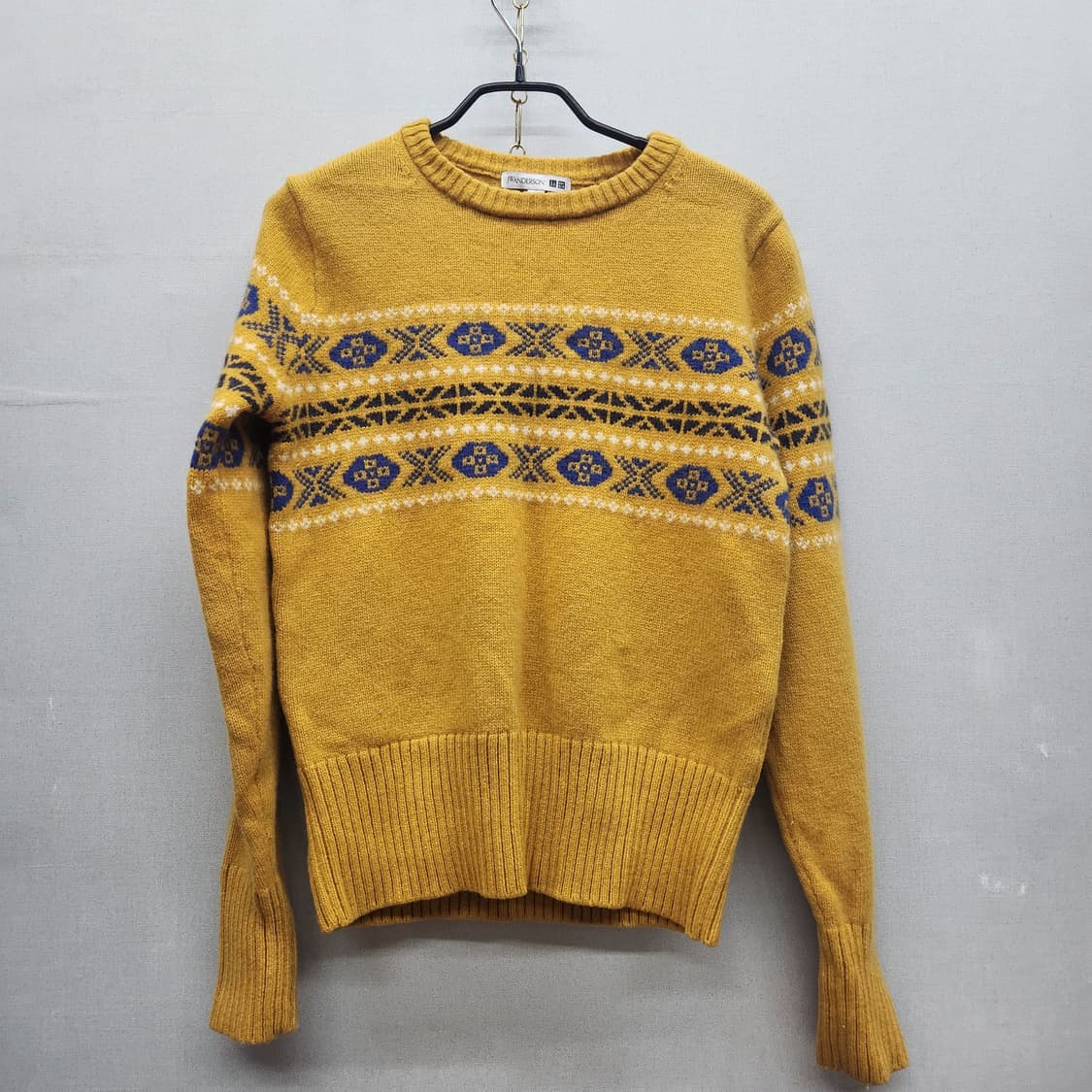 JW앤더슨x유니클로 기하학패턴 니트 M(S) 상품이미지1