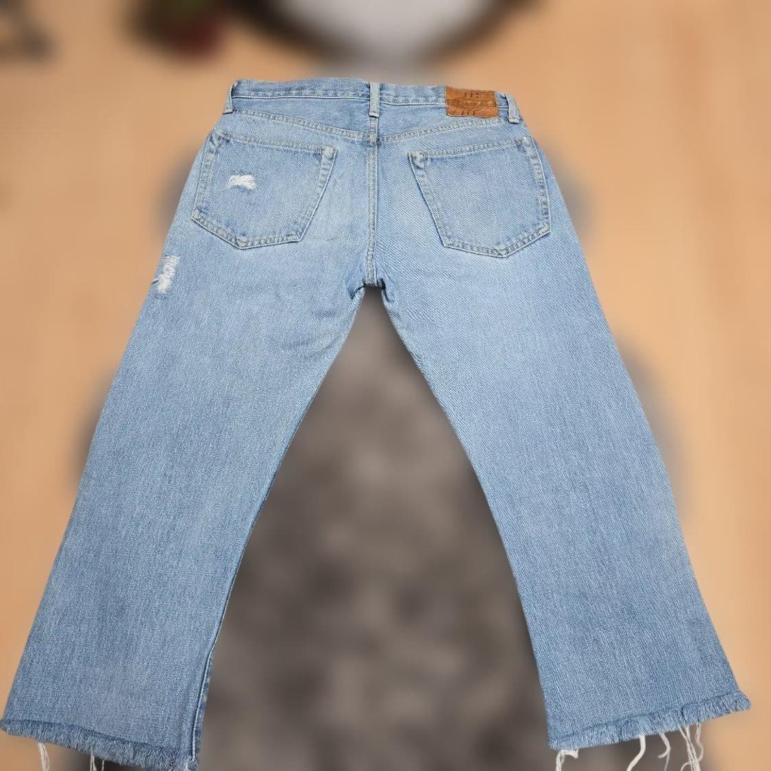 캐피탈 연청 디스트로이드 데님 팬츠 상품이미지8