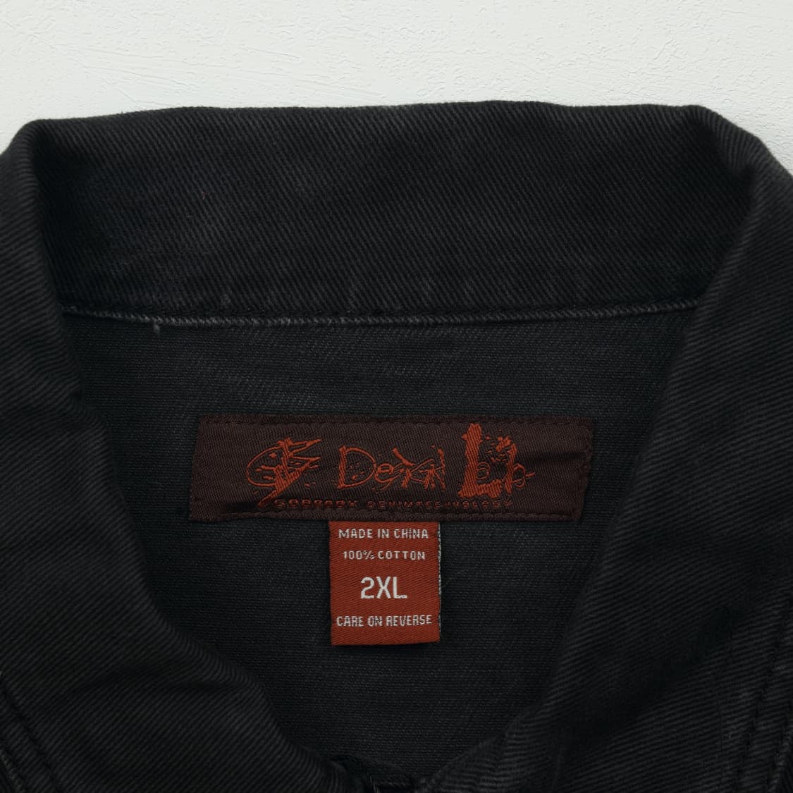 빈티지 청자켓 블랙 2XL A1027 상품이미지3
