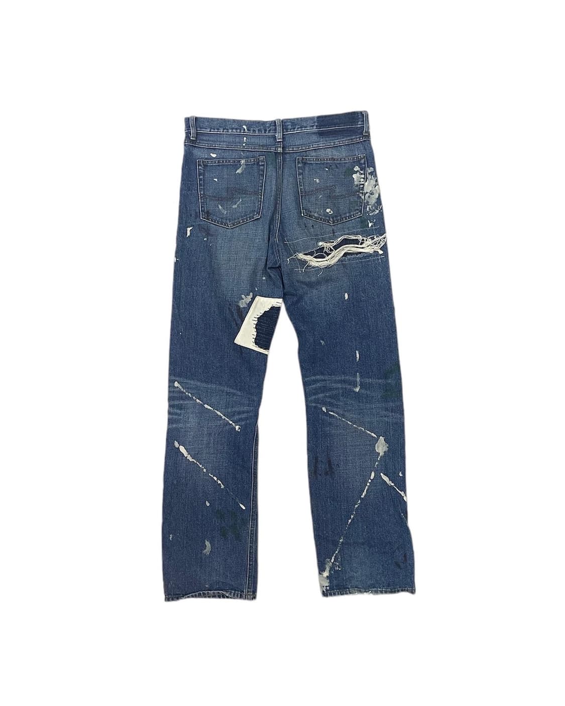 Bonds & Peace 빈티지 패치워크 데님 팬츠 상품이미지2