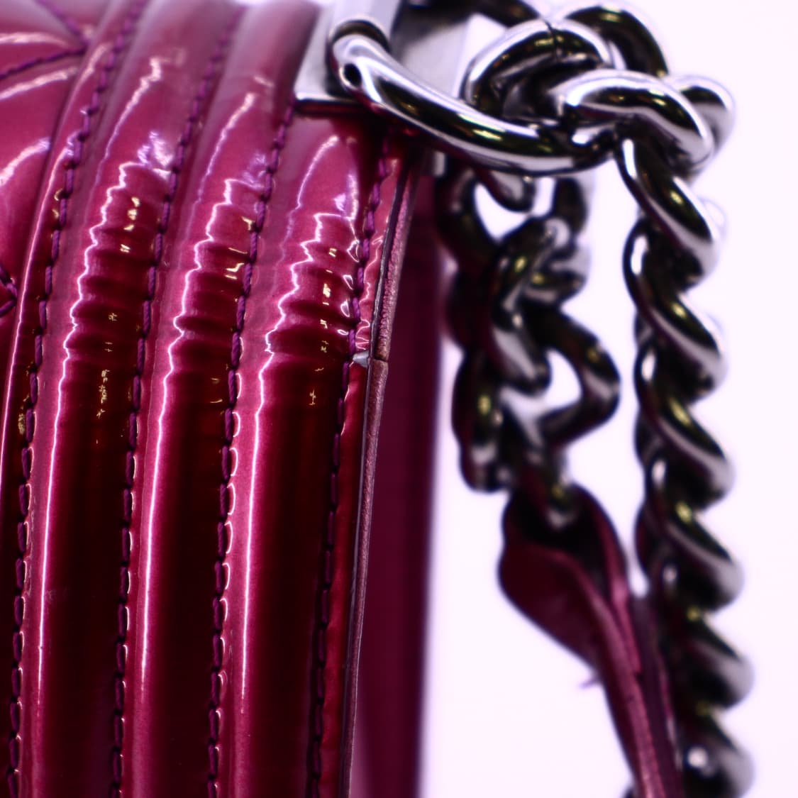 샤넬 보이백 숄더백 핑크 은장 상품이미지10