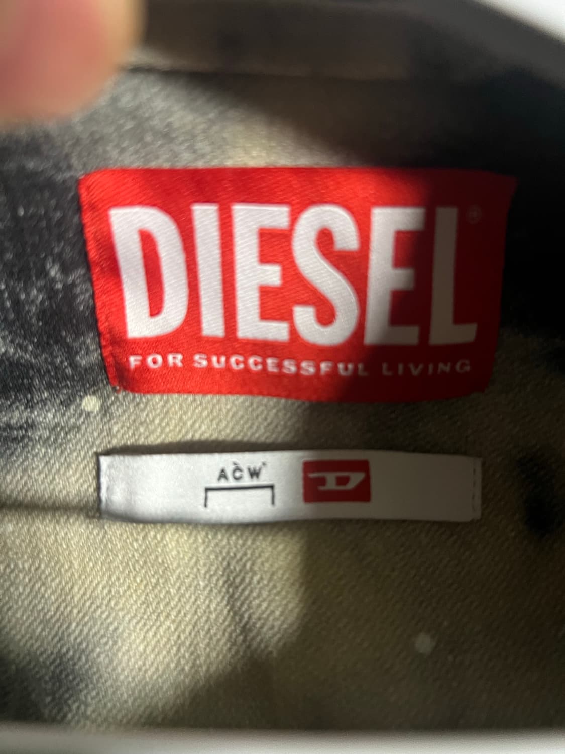 디젤 어콜드월 콜라보 셔츠 자켓 상품이미지4