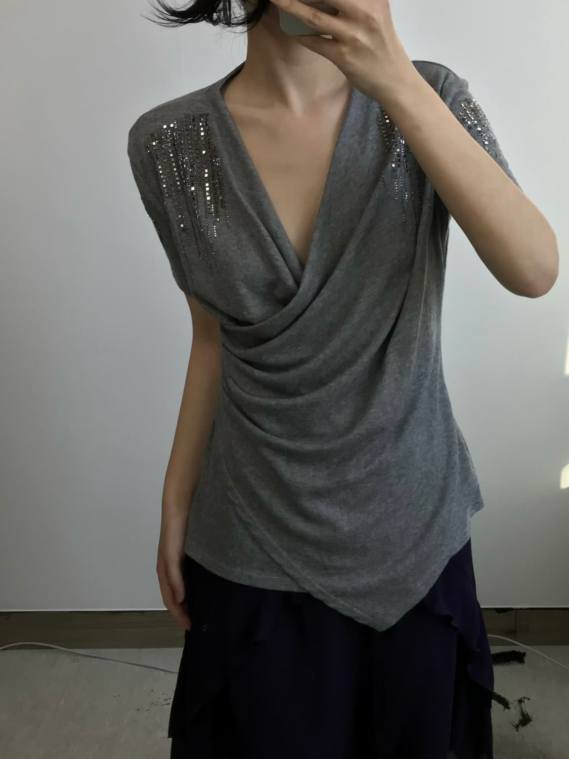 빈티지 드레이프 티셔츠 상품이미지1