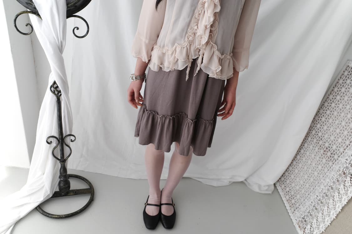 frill see-through cardigun 상품이미지8