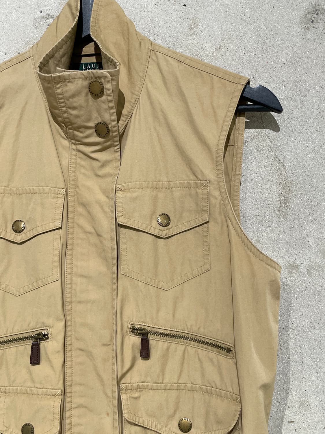 로렌 랄프 로렌 베이지 테크 웨어 헌팅 베스트 상품이미지3