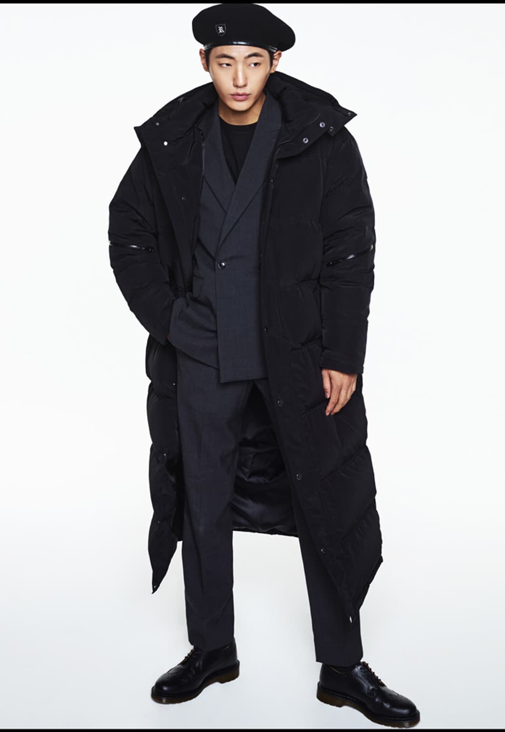 토니웩(TONYWACK)크루도 덕다운 롱패딩 코트 상품이미지3