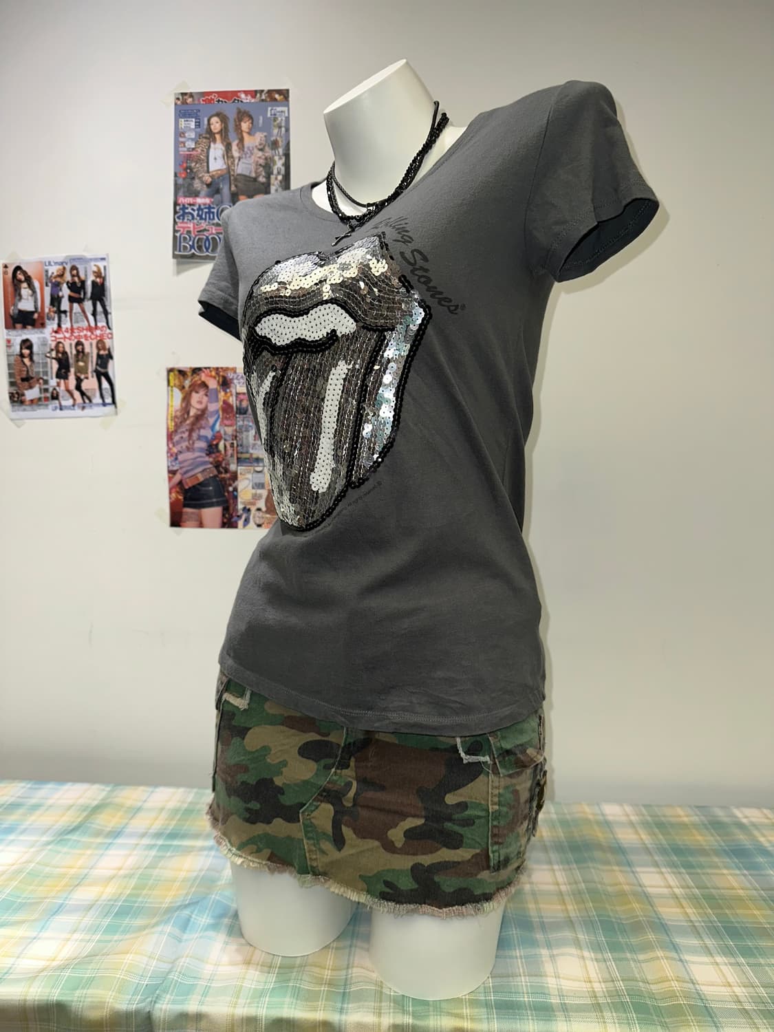 Rolling Stones spangle Short-sleeve 상품이미지3