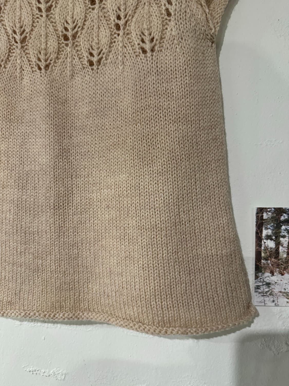 울 반팔 니트 상품이미지4