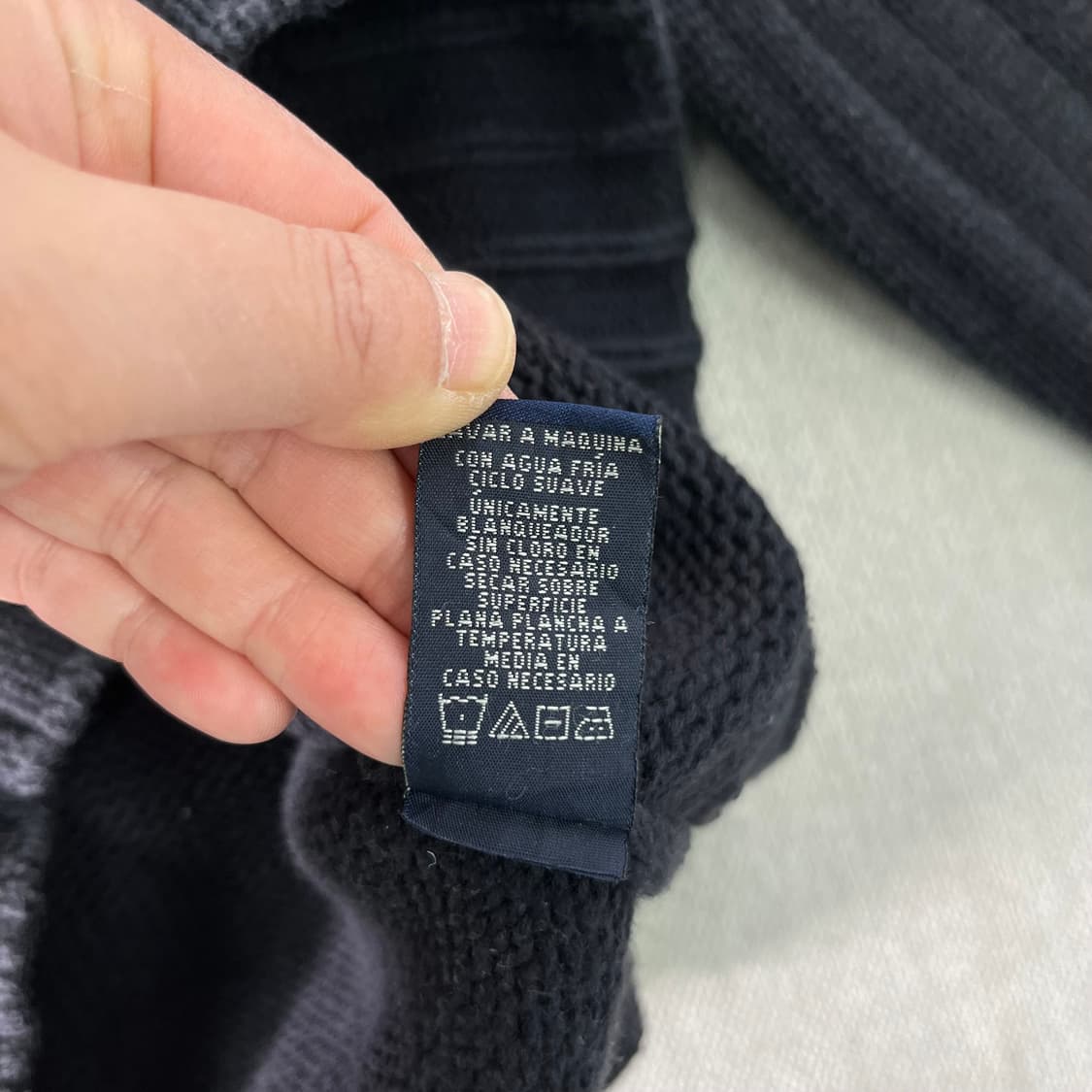 95 폴로랄프로렌 진스 코튼 반집업 니트 상품이미지5