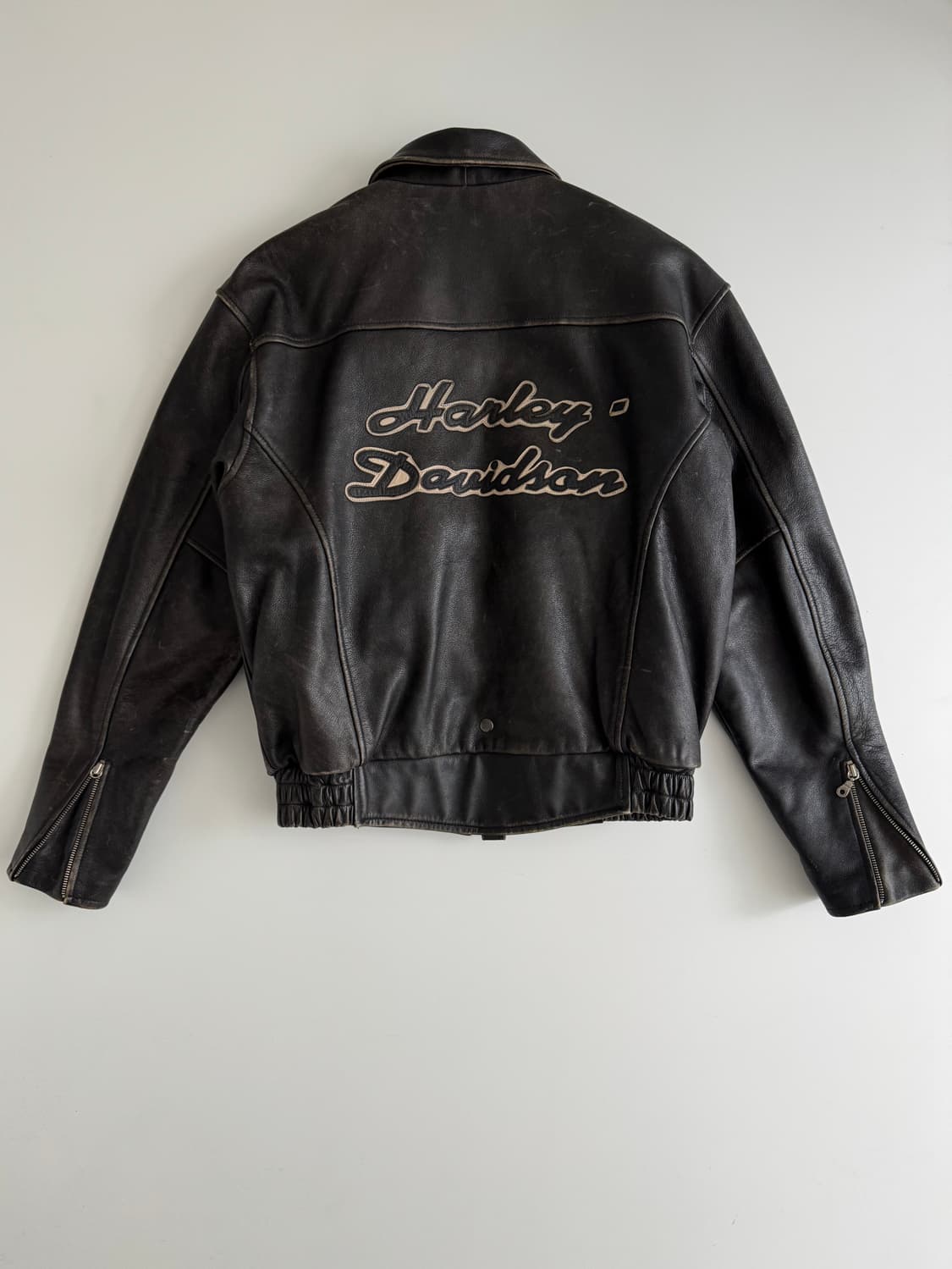 [L] 빈티지 할리데이비슨 가죽 자켓 상품이미지2