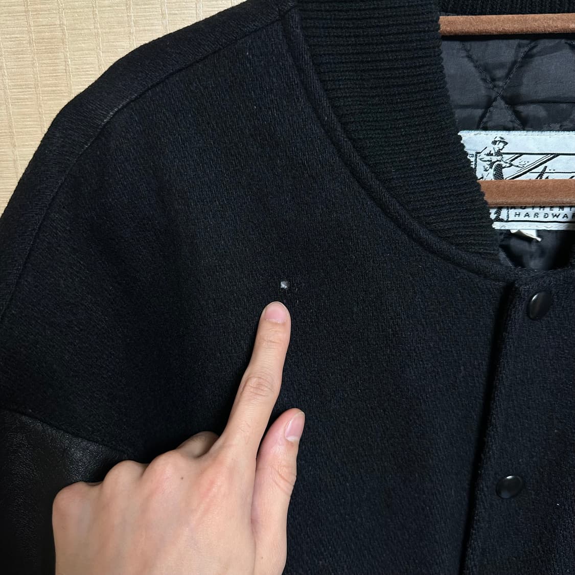 80s 올드 빈티지 스투시 홈보이 바시티 자켓 L사이즈 상품이미지5