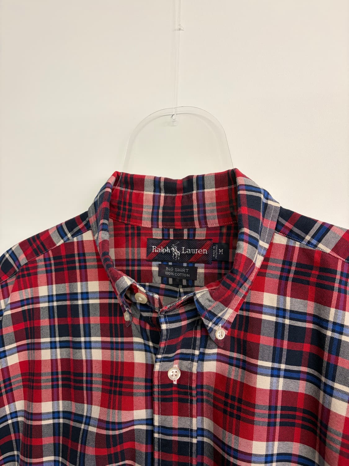 90s 폴로 랄프로렌 빅셔츠 M 상품이미지2