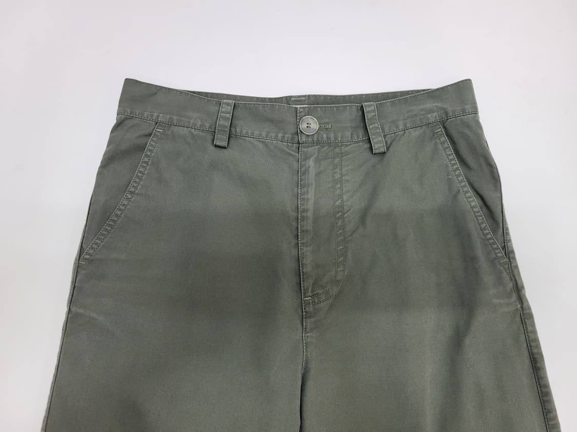 COS 코스 세미 배기핏 코튼 팬츠 / 여 160-64A 카키
 상품이미지3