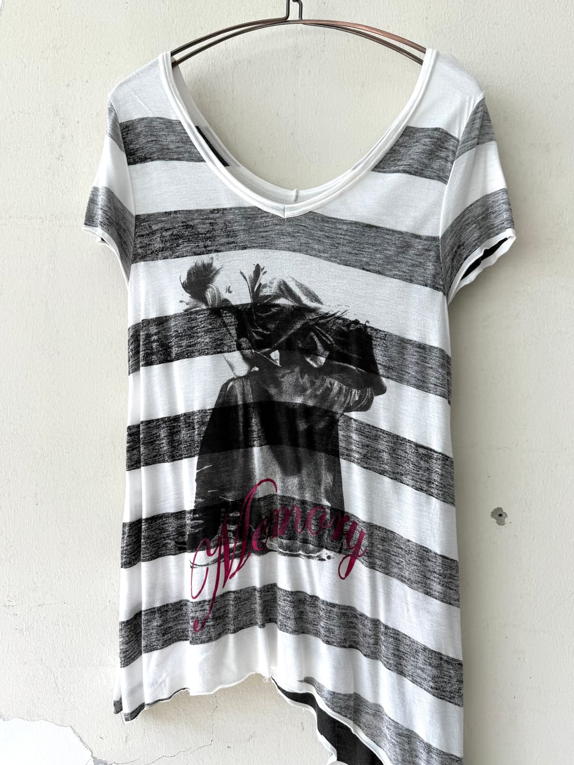 Gya-ru punk unbalance half top 상품이미지6