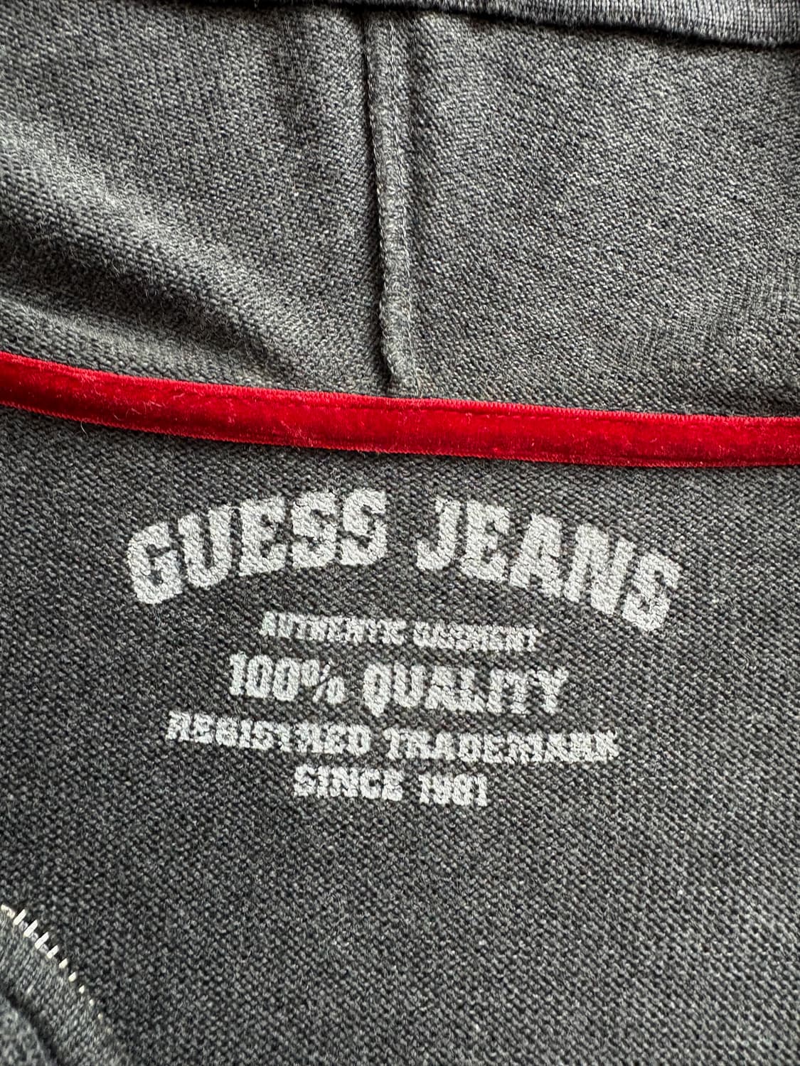 게스 빅로고 Y2K 후디 니크 집업 3114 상품이미지3