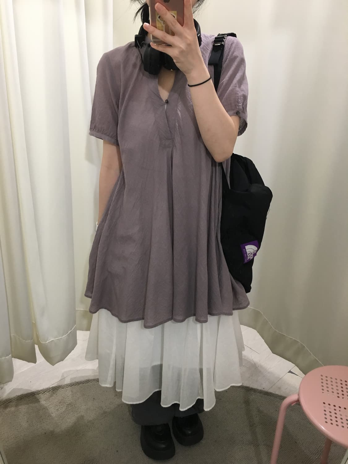 연보라 모리걸 블라우스 상품이미지3