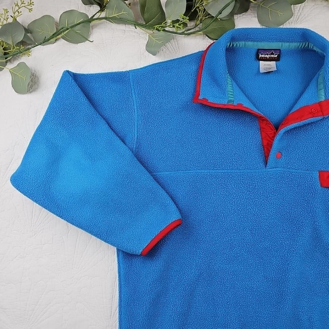 00s 콜롬비아 파타고니아 신칠라 스냅-T 패시지 블루 레드 상품이미지4