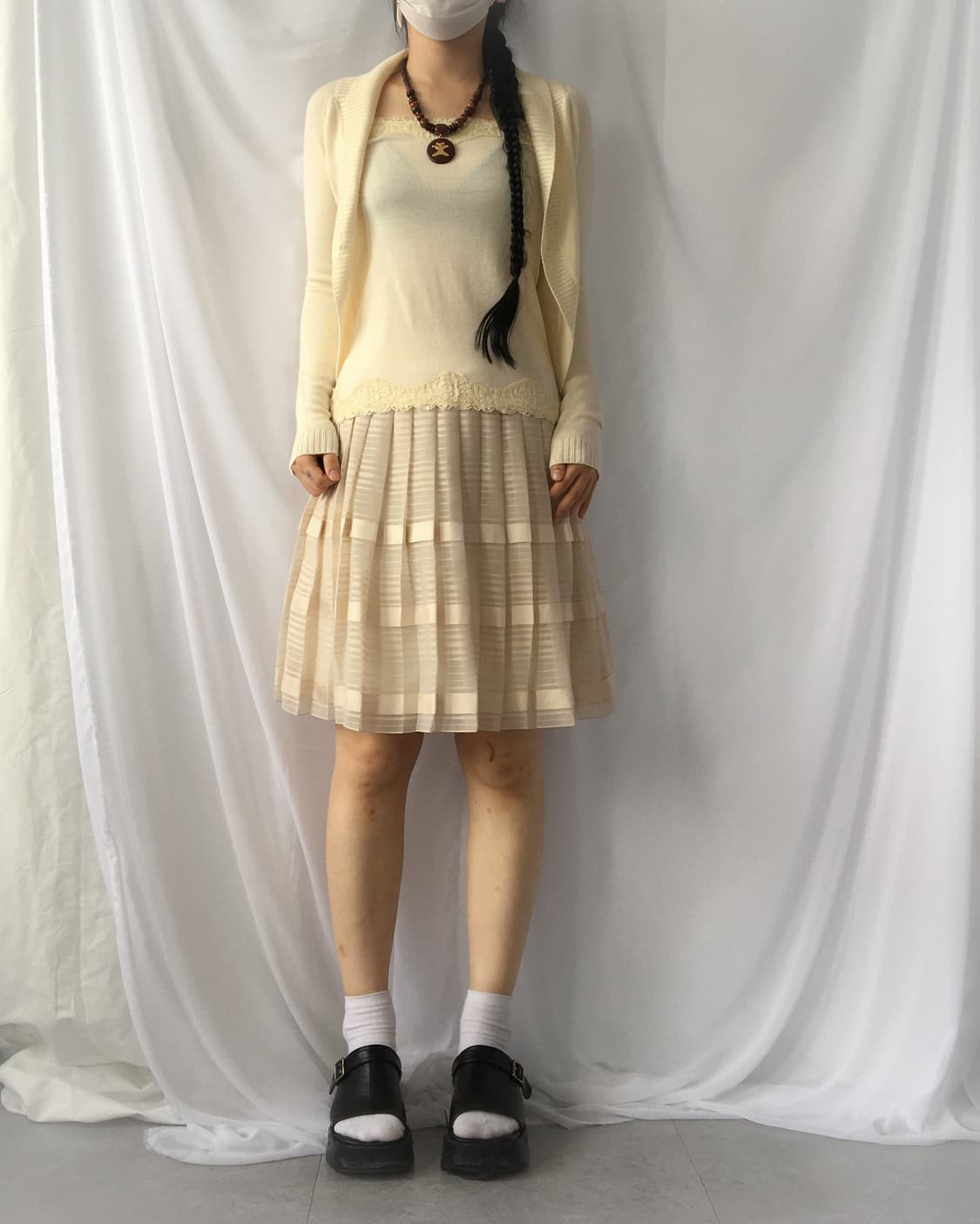 Kumikyoku sleeveless cardigan set up 상품이미지9
