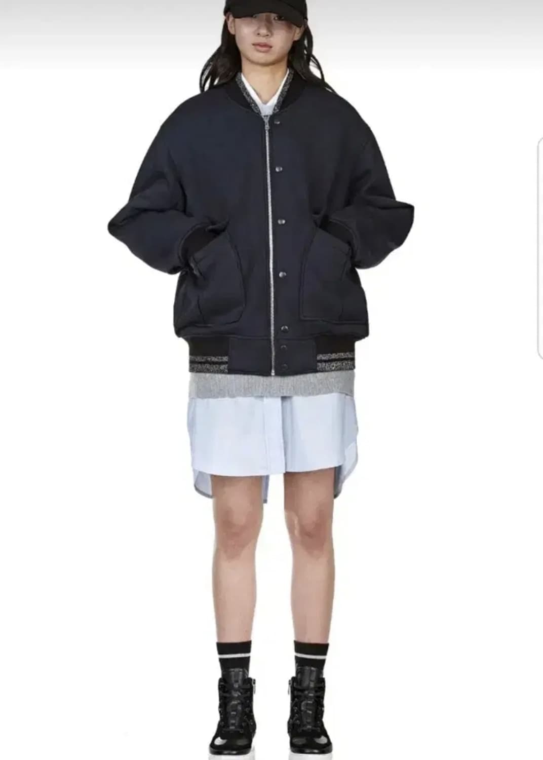 럭키슈에뜨 블루종 집업 상품이미지2