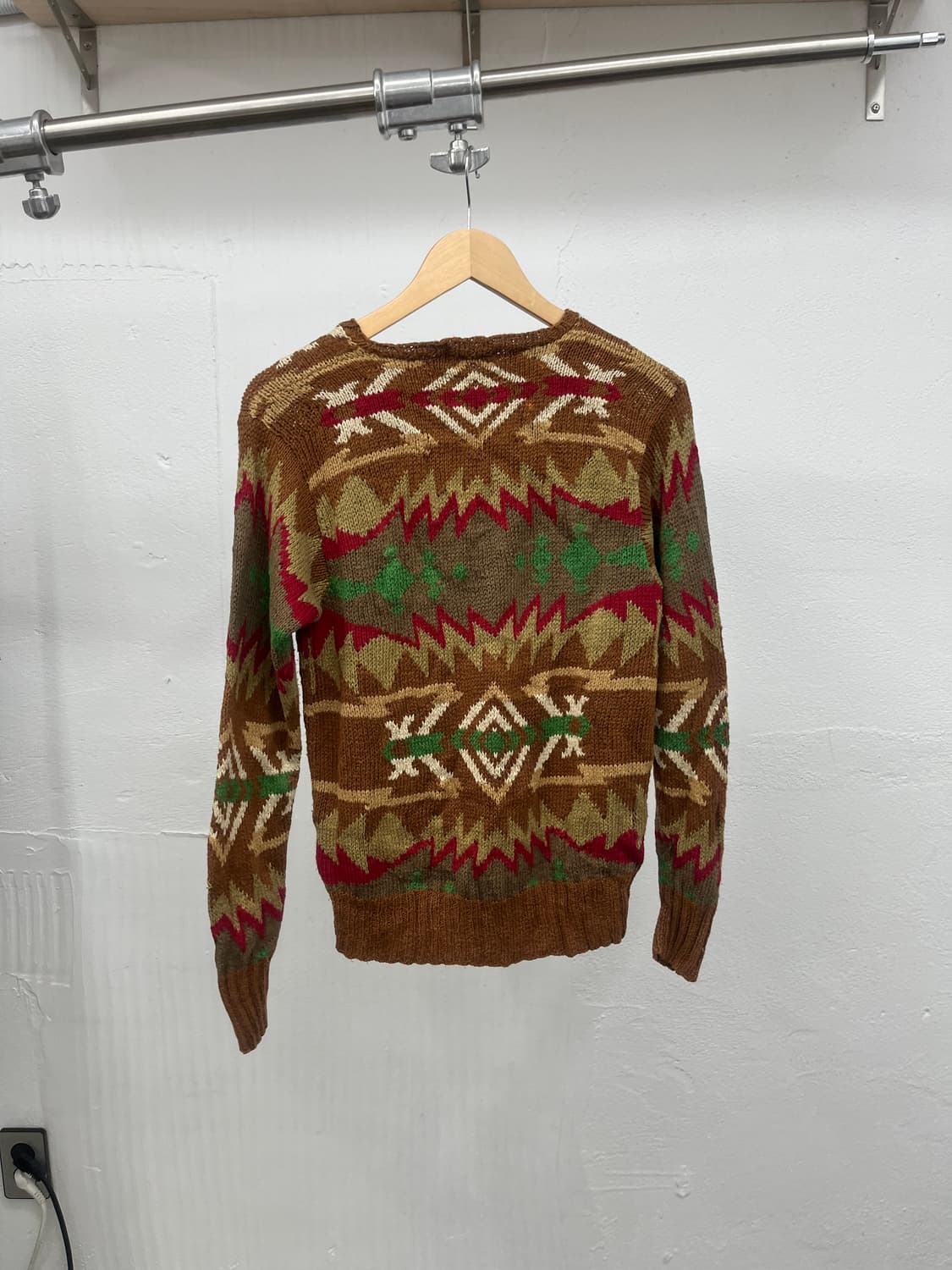 M) POLO RALPH LAUREN NAVAHO FLAG KNIT 상품이미지3