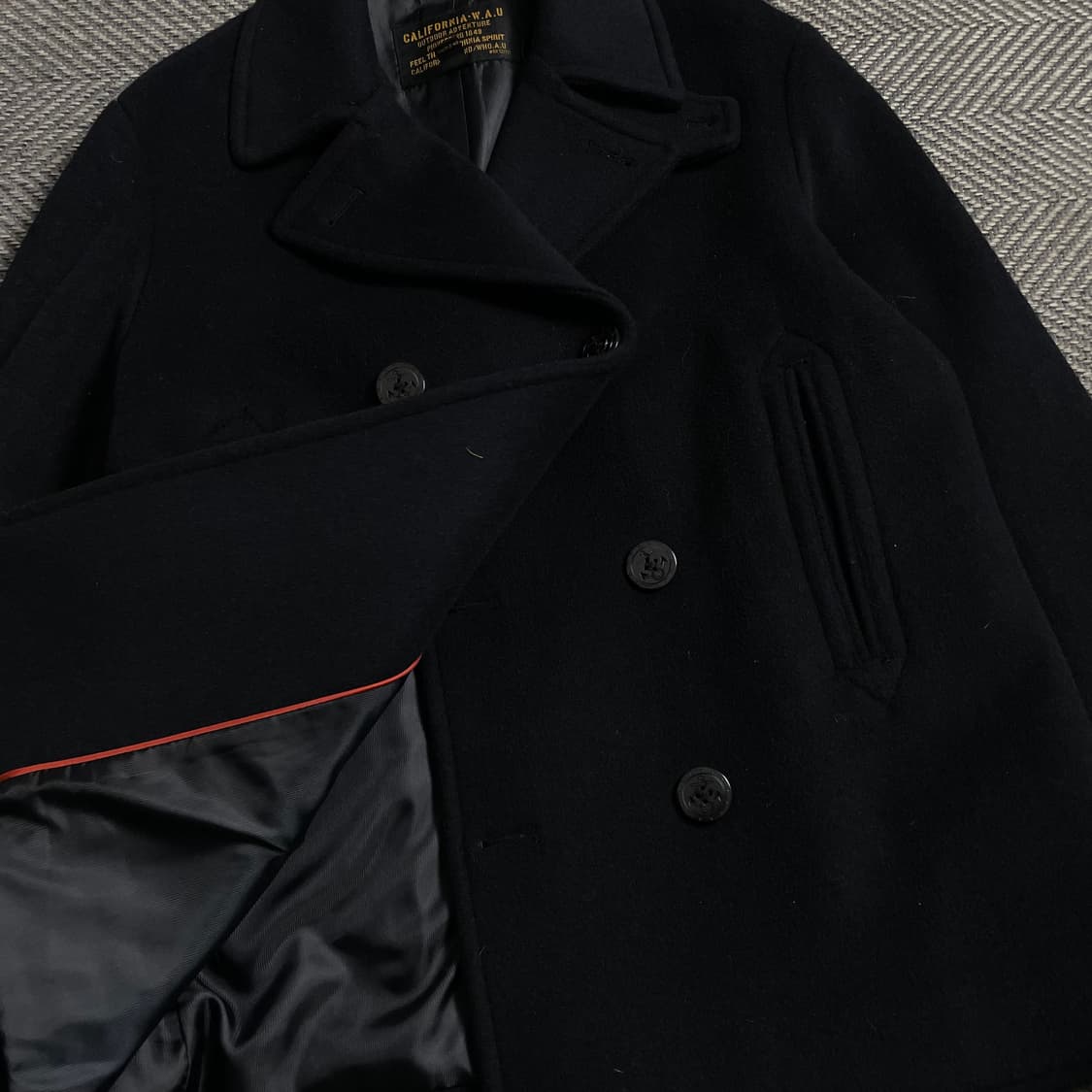 후아유 U.S 아메카지 양모 피코트 자켓 y 4731 상품이미지6