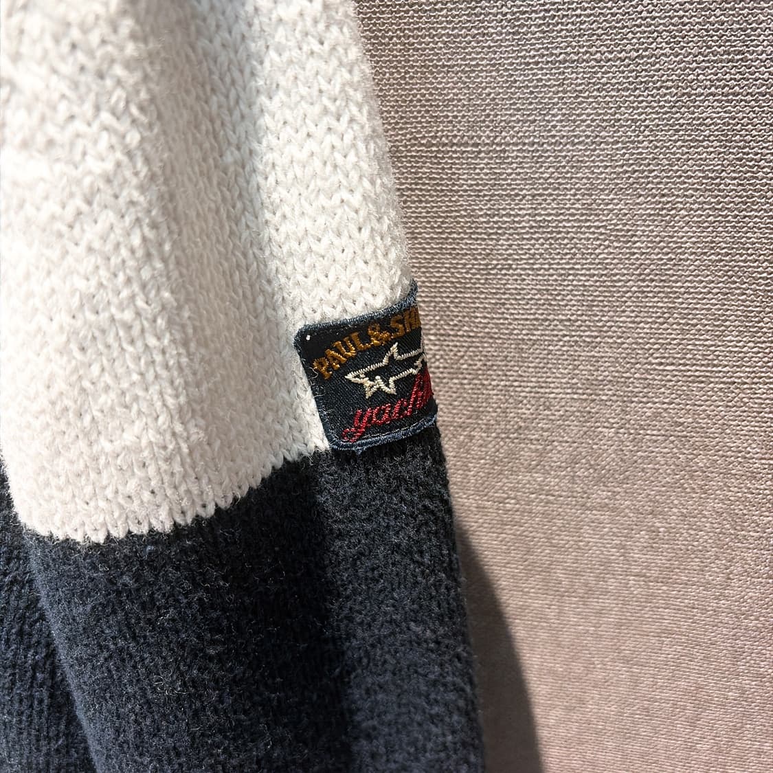 (정품/새상품) PAUL&SHARK 폴앤샤크 스트라이프 코튼 니트 상품이미지2