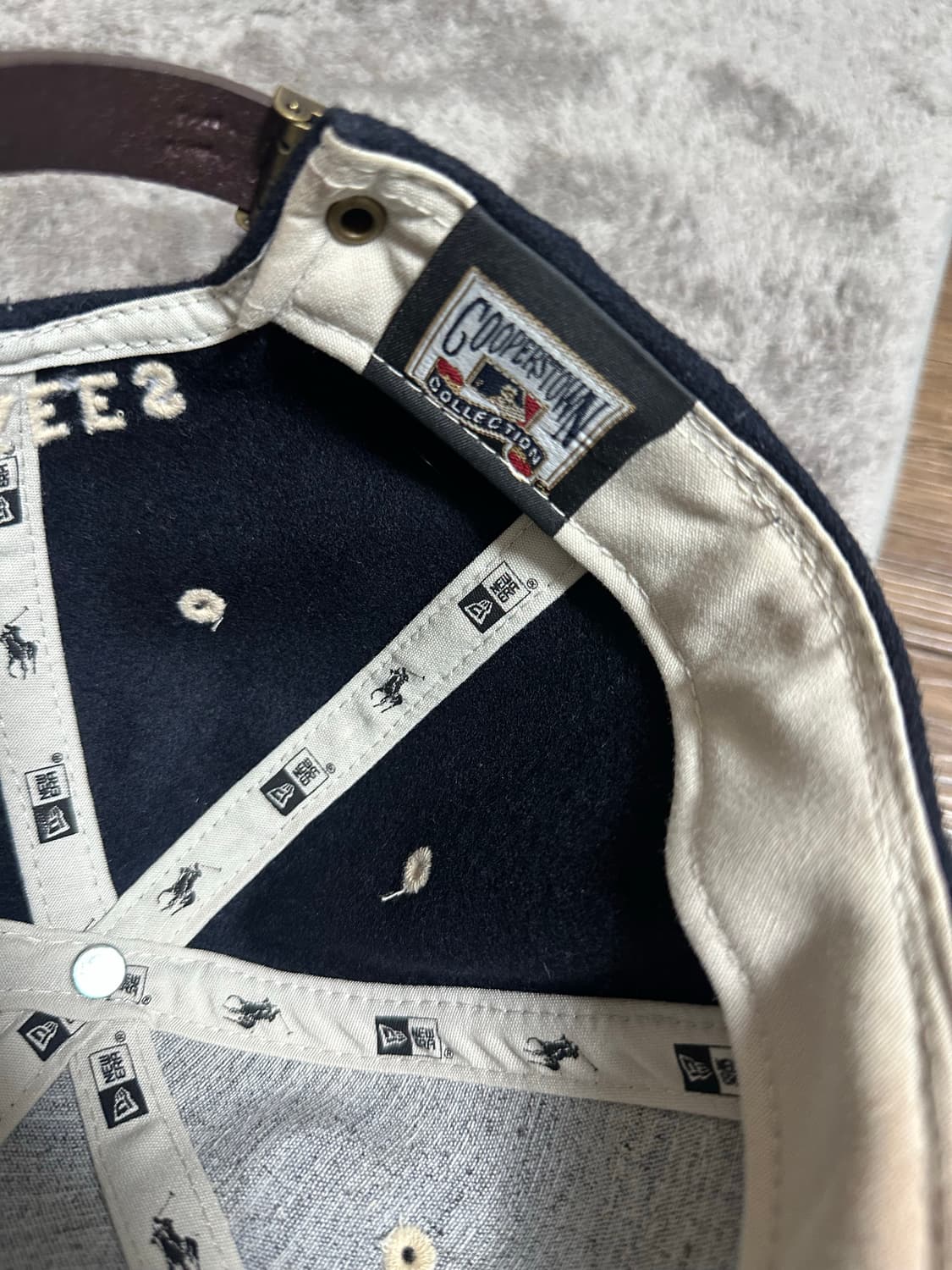 뉴에라 폴로 랄프 로렌  MLB 쿠퍼스 타운 뉴욕 양키스 레트로 스트랩백 상품이미지5