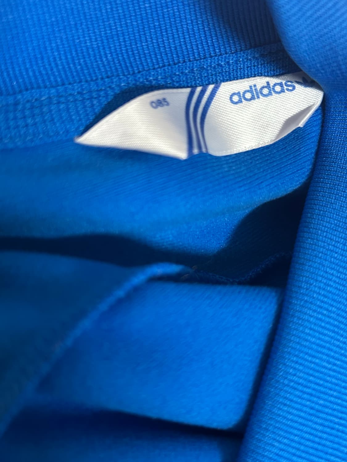 아디다스 블루 리버스 빅로고 오프숄더 투웨이 져지 상품이미지3