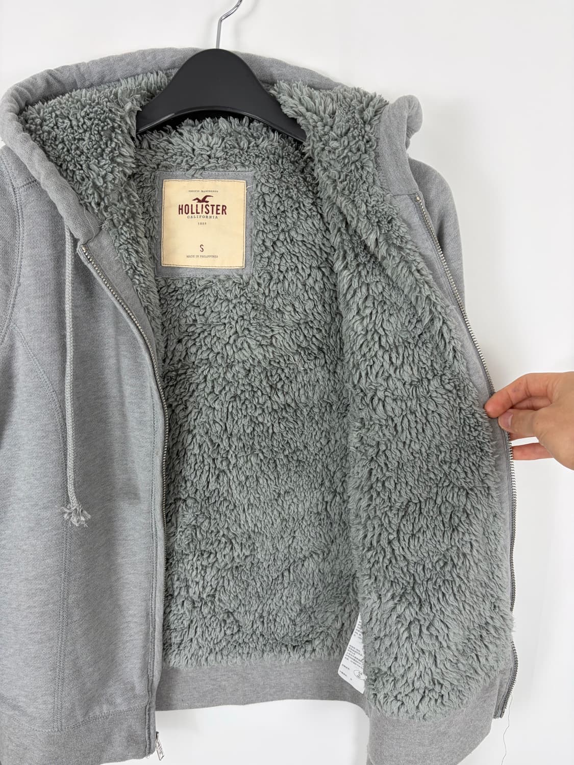 a177) 홀리스터 울프죠 후드집업 상품이미지4