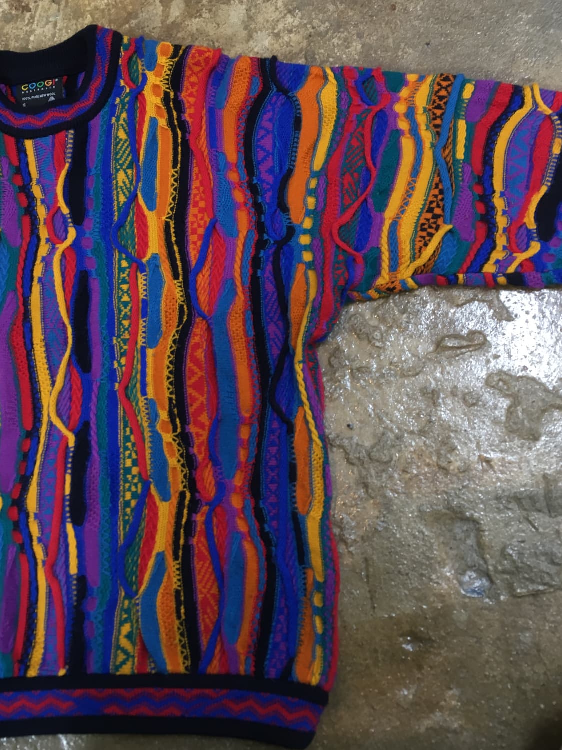 COOGI 쿠지 케이블 울 니트 상품이미지4