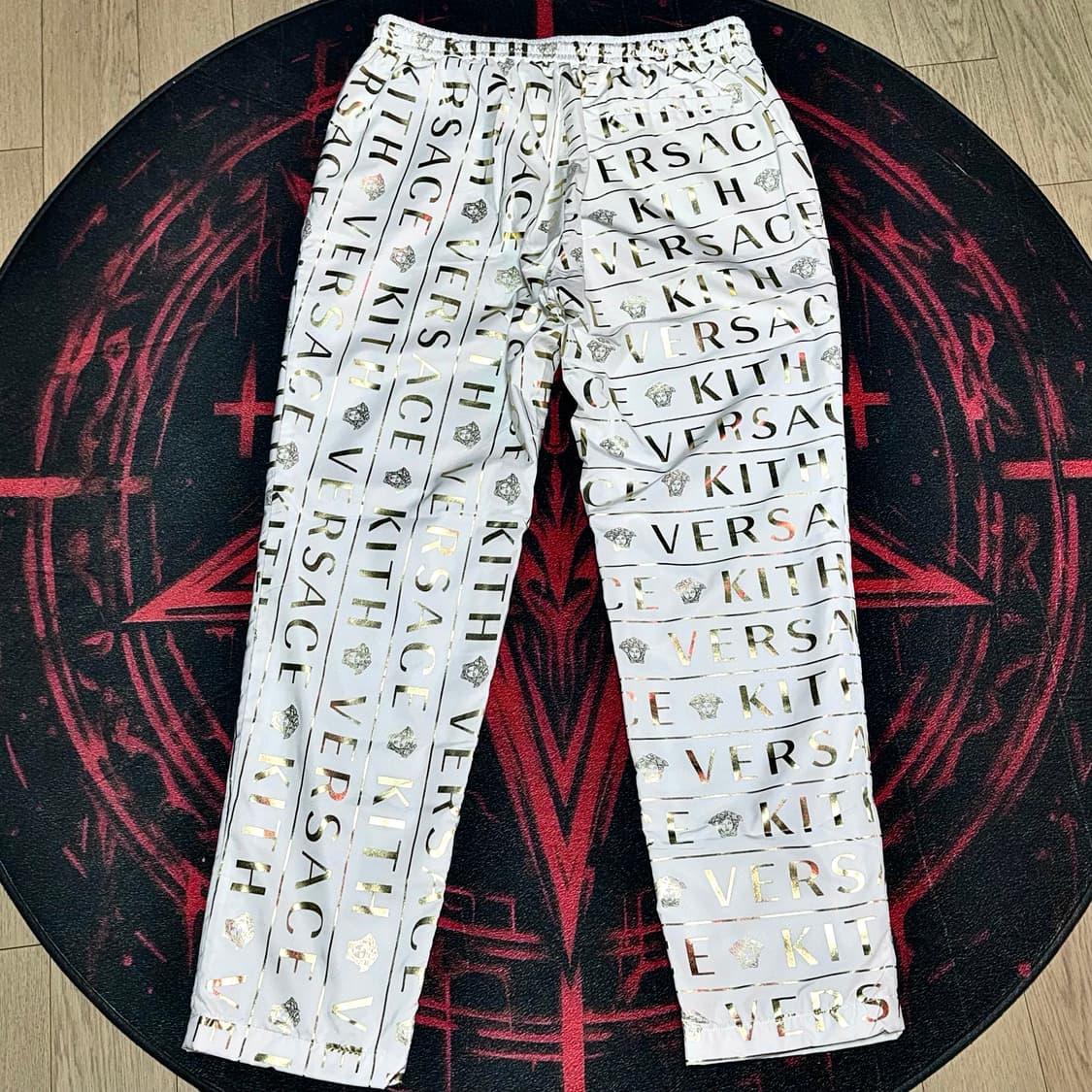 KITH x VERSACE 키스 베르사체 모노그램 나일론 트랙 팬츠 상품이미지3